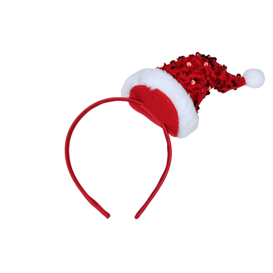 CAT & JACK Christmas Decoration CAT & JACK - Sparkly Santa hat headband