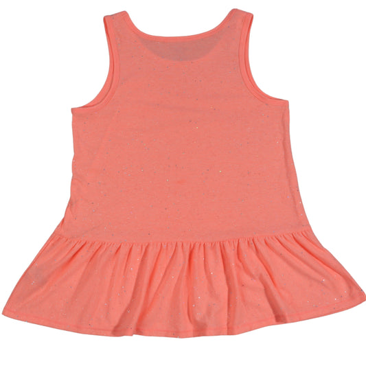 CAT & JACK Girls Tops L / Coral CAT & JACK - Kids - Dotted In Glitter All Over Blouse