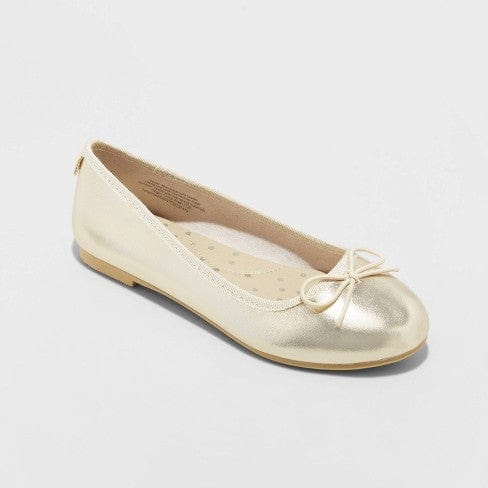 CAT & JACK Kids Shoes 35 / Gold CAT & JACK - Kids-  Diana Slip-on Ballet Flats