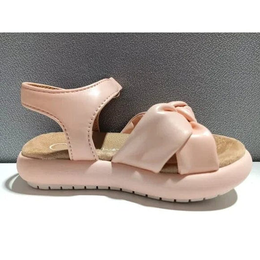 CAT & JACK Kids Shoes 30 / Pink CAT & JACK - Little Girls Light Pink Pam Ankle Strap Footbed Sandals