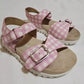 CAT & JACK Kids Shoes 30 / Pink CAT & JACK - White Pink Checkered Sandals