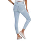 CELEBRITY PINK Womens Bottoms L / Light blue / 30 CELEBRITY PINK - Hydro Skinny Ankle Jeans denim