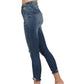 CELEBRITY PINK Womens Bottoms CELEBRITY PINK - Ripped Hem High Rise Jeans