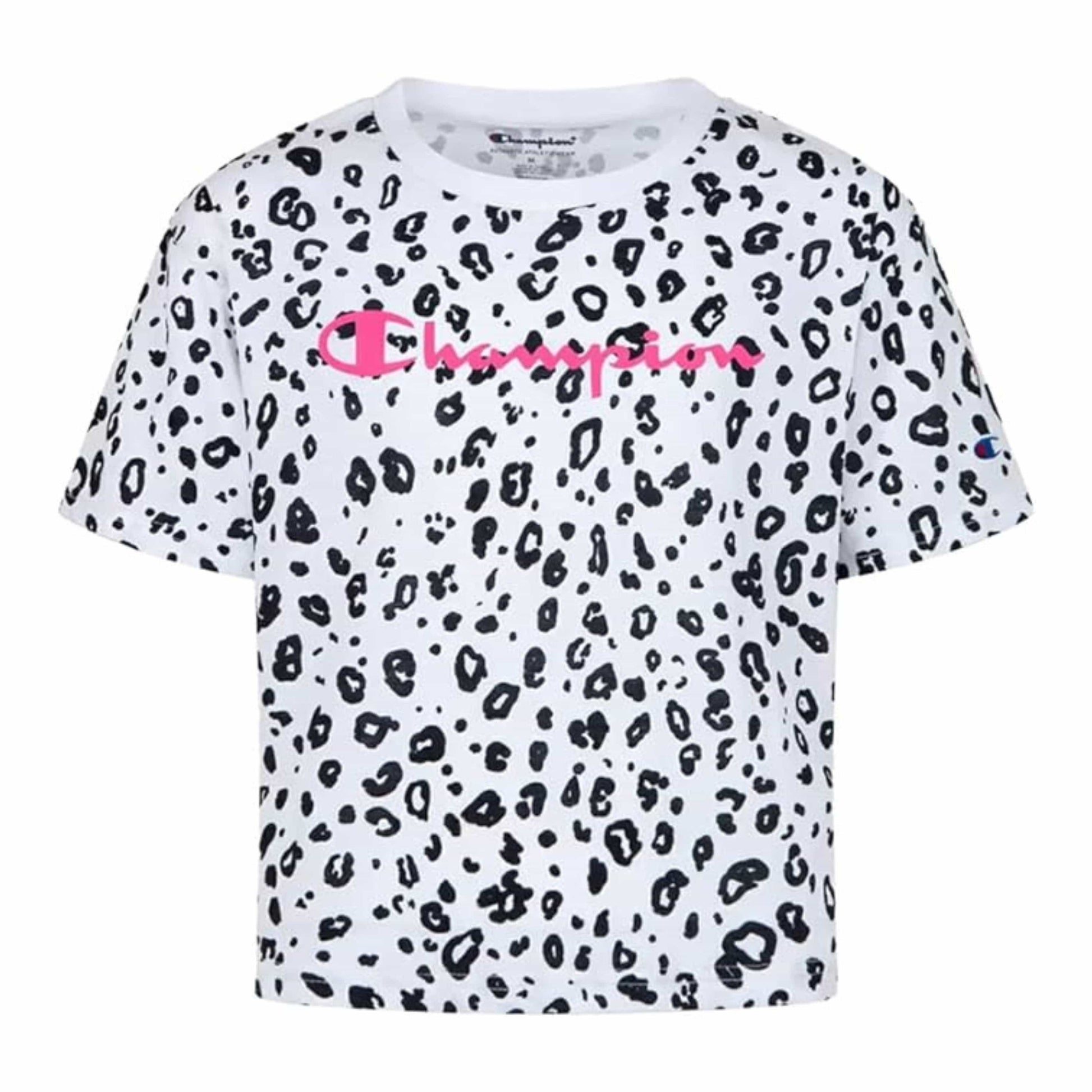CHAMPION Baby Girl 3 Years / Multi-Color CHAMPION - Baby -  Leopard All Over Print Boxy T-shirt
