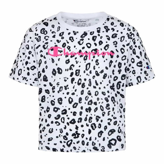 CHAMPION Baby Girl 3 Years / Multi-Color CHAMPION - Baby -  Leopard All Over Print Boxy T-shirt