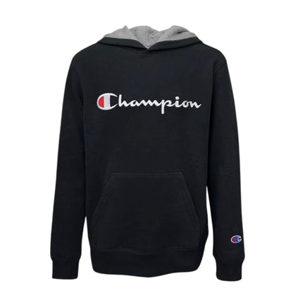 CHAMPION Boys Tops XS / Black CHAMPION - Boys Fleece Pull On Hoody