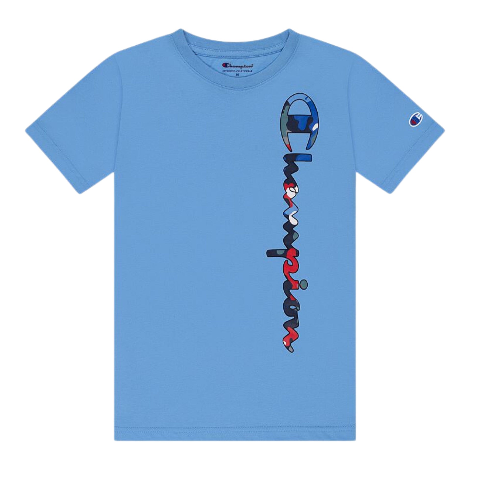 CHAMPION Boys Tops L / Blue CHAMPION - KIDS -  Camo T-Shirt