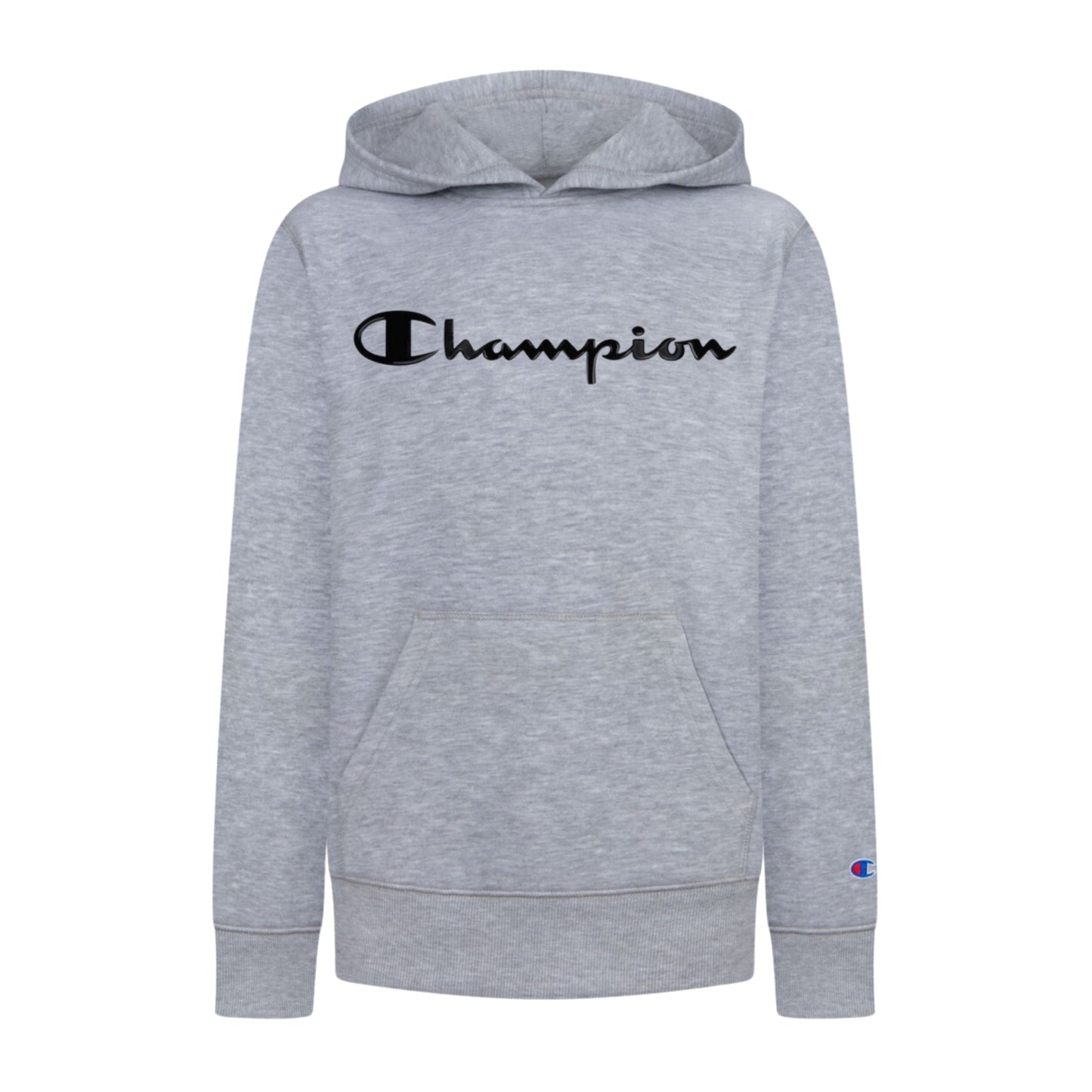 CHAMPION Boys Tops S / Grey CHAMPION - KIDS -  Neon Vinyl Script Hoodie