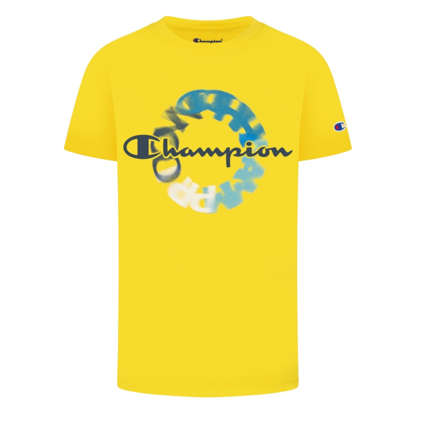 CHAMPION Boys Tops CHAMPION - KIDS - Script Aberration Circle T-Shirt