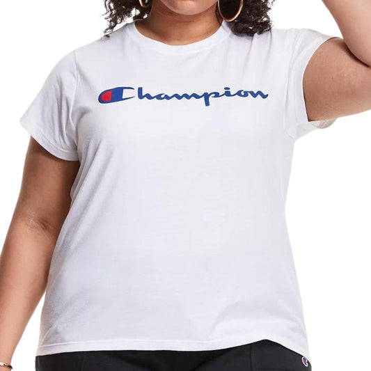 CHAMPION Womens Tops CHAMPION - Crew Neck Short Sleeve T-Shirt