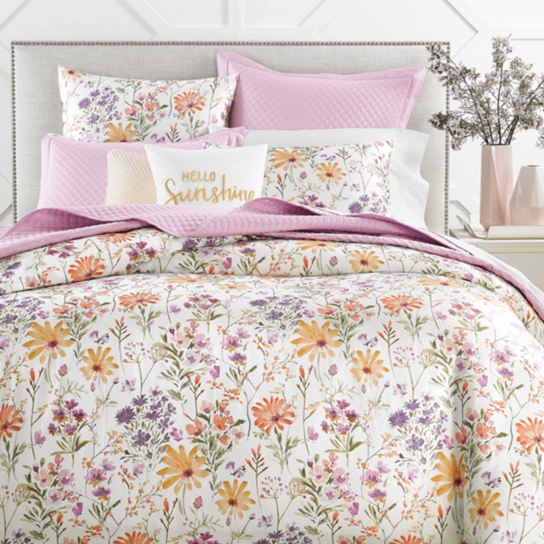 CHARTER CLUB Comforter/Quilt/Duvet King / Multi-Color CHARTER CLUB - Damask Designs Wildflowers