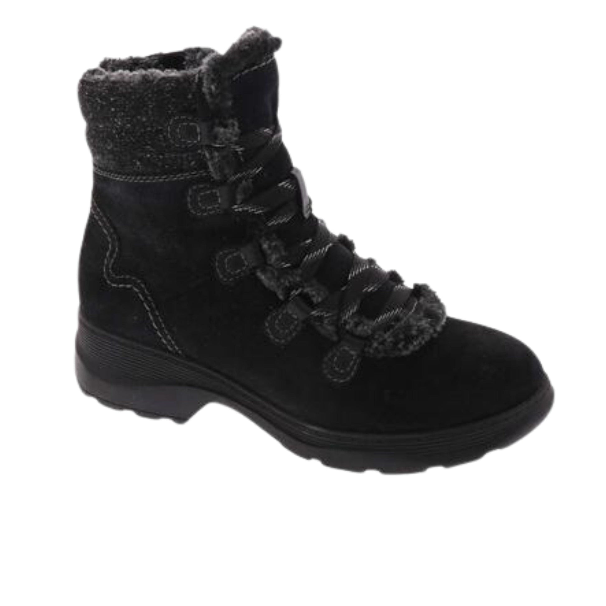 CLARKS Womens Shoes 38 / Black CLARKS - Aveleigh Edge Waterproof Winter Boot