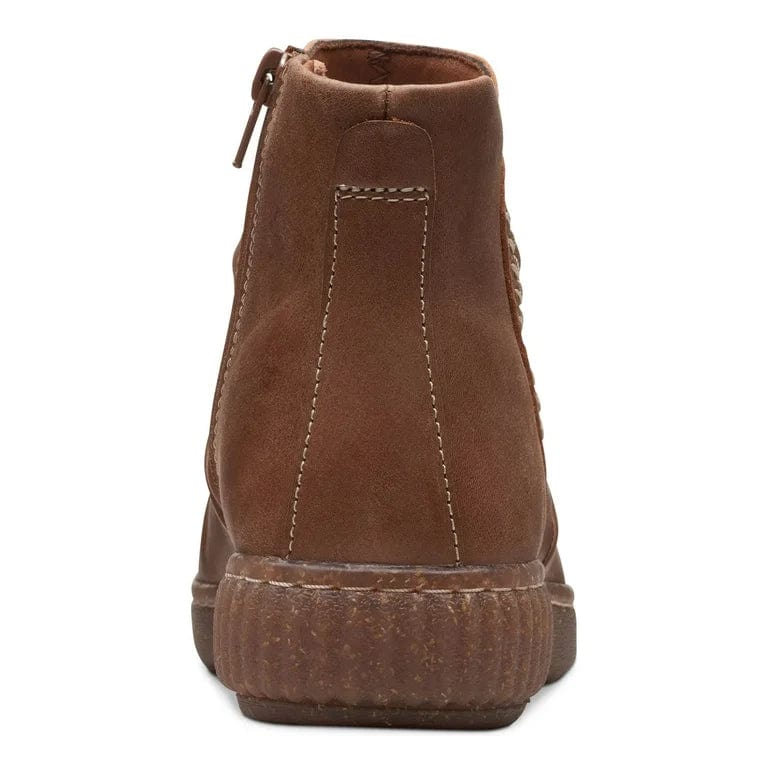 CLARKS Womens Shoes 40 / Brown CLARKS -  Ruched Goring Cushioned Slip Boots