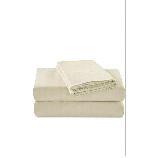 CLEAN SPACES Sheet Sets Twin / Off-White CLEAN SPACES -