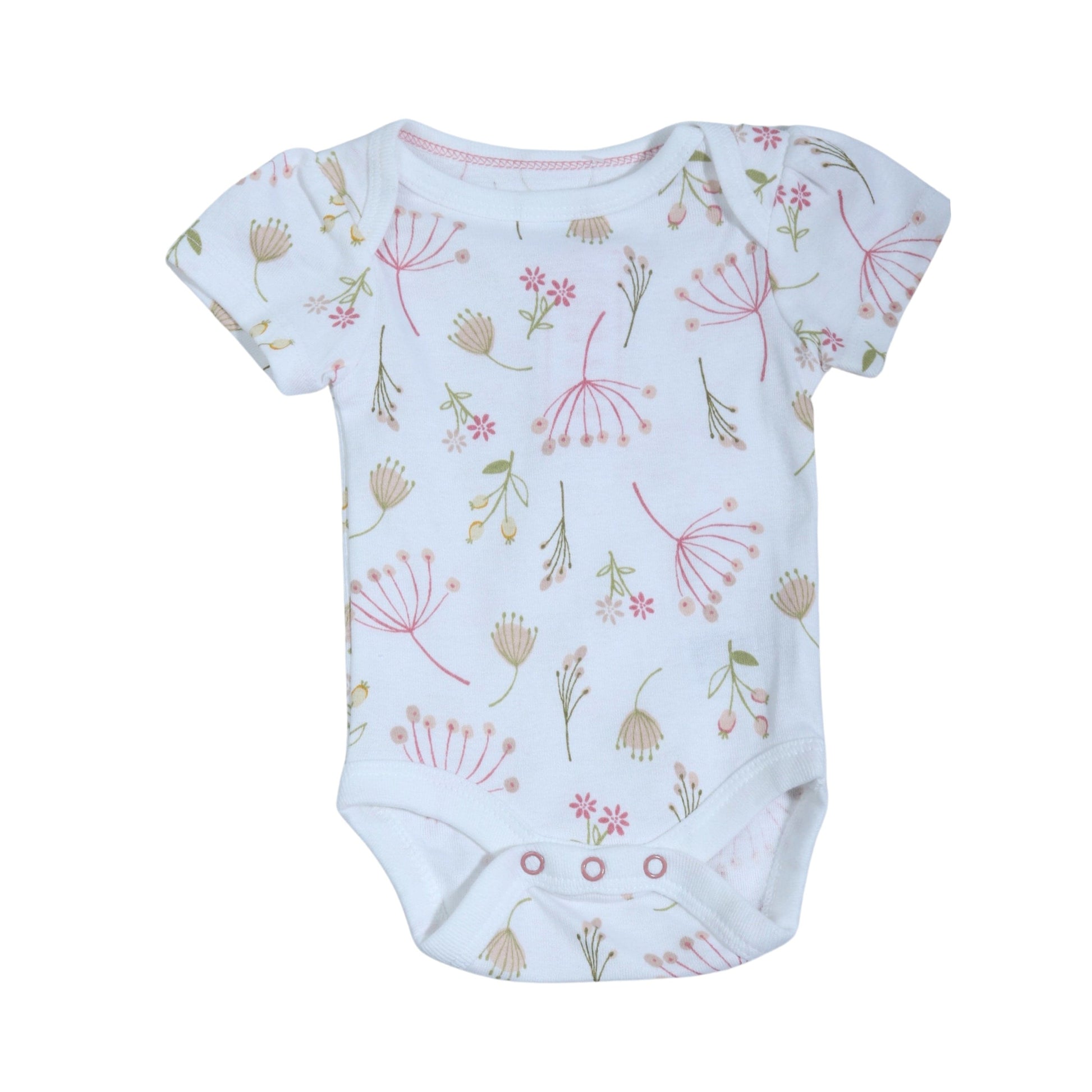 CLOUD ISLAND Baby Girl New Born / White CLOUD ISLAND - BABY - Short Sleeve Bodysuit