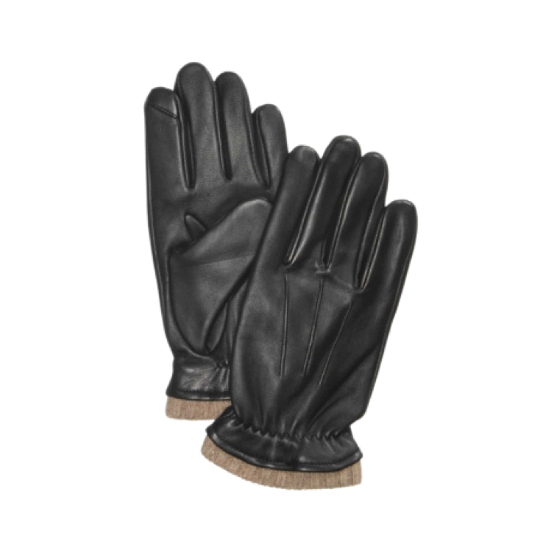 CLUB ROOM Gloves & Earmuffs M / Black CLUB ROOM - Cashmere Lined Leather Gloves