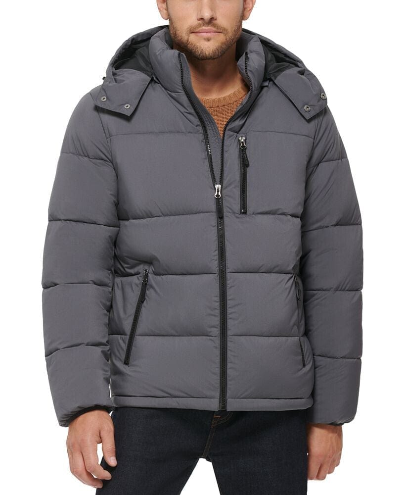 CLUB ROOM Mens Jackets CLUB ROOM - Stretch Hooded Puffer Jacket