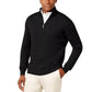 CLUB ROOM Mens Tops XL / Black CLUB ROOM - Long Sleeve Shawl Collar Classic Fit Quarter-Zip