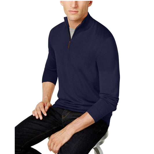 CLUB ROOM Mens Tops L / Navy CLUB ROOM - Long Sleeve V Neck Classic Fit blouse