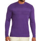 CLUB ROOM Mens Tops S / Purple CLUB ROOM - Ribbed Trim Crewneck Sweater