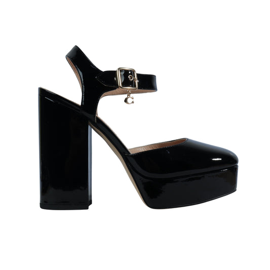 COACH Womens Shoes 39 / Black COACH -  Patent Leather Sandals