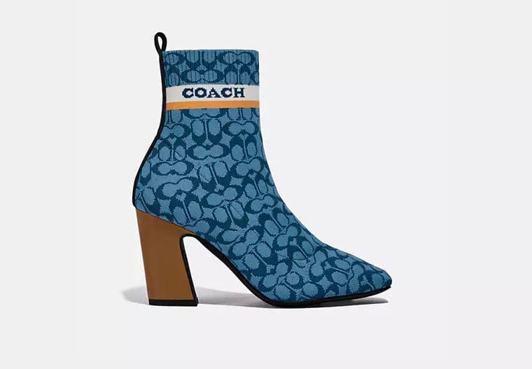 COACH Womens Shoes 37 / Blue COACH - Tasha Bootie