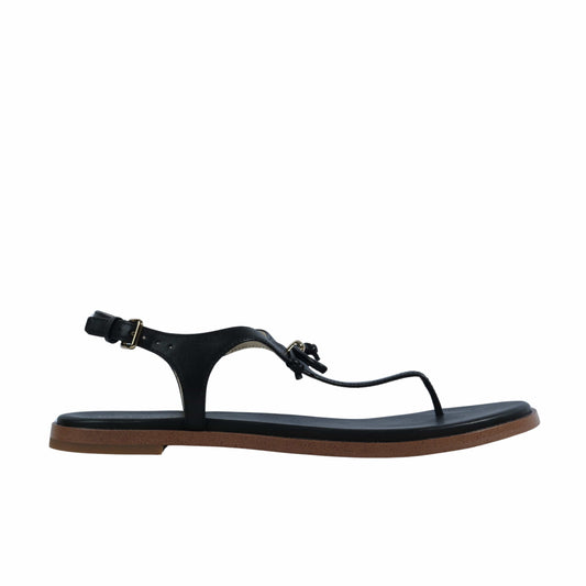 COLE HAAN Womens Shoes 38.5 / Black COLE HAAN - Findra Thong Sandal Flat