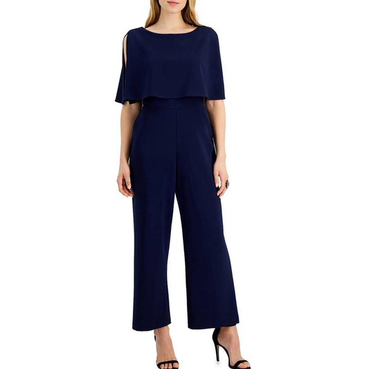 CONNECTED Womens Overall XL / Navy CONNECTED - Popover Playsuit Jumpsuit