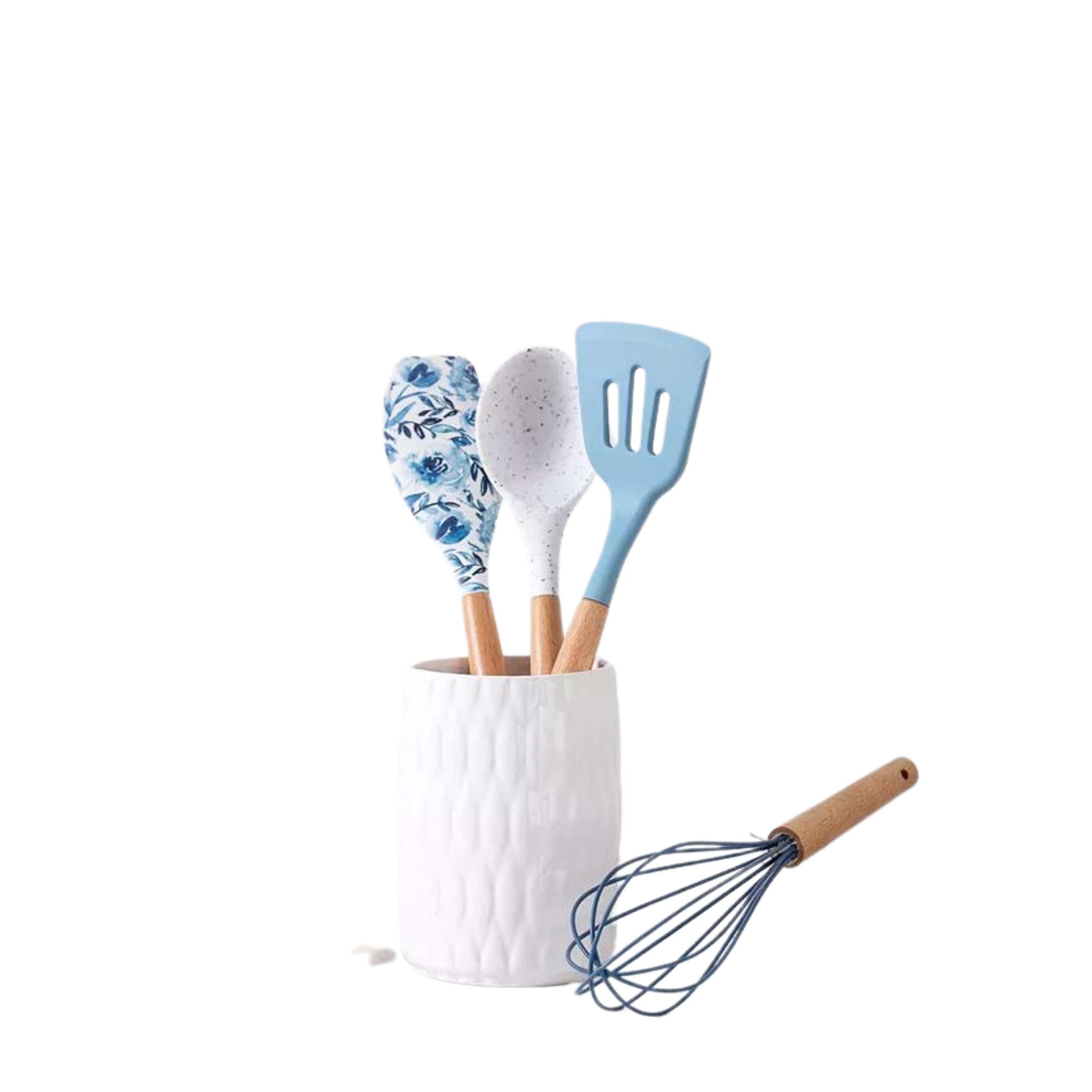 COOK WITH COLOR Kitchenware Multi-Color COOK WITH COLOR  -  5-Pc. Nylon Utensil Set & Crock
