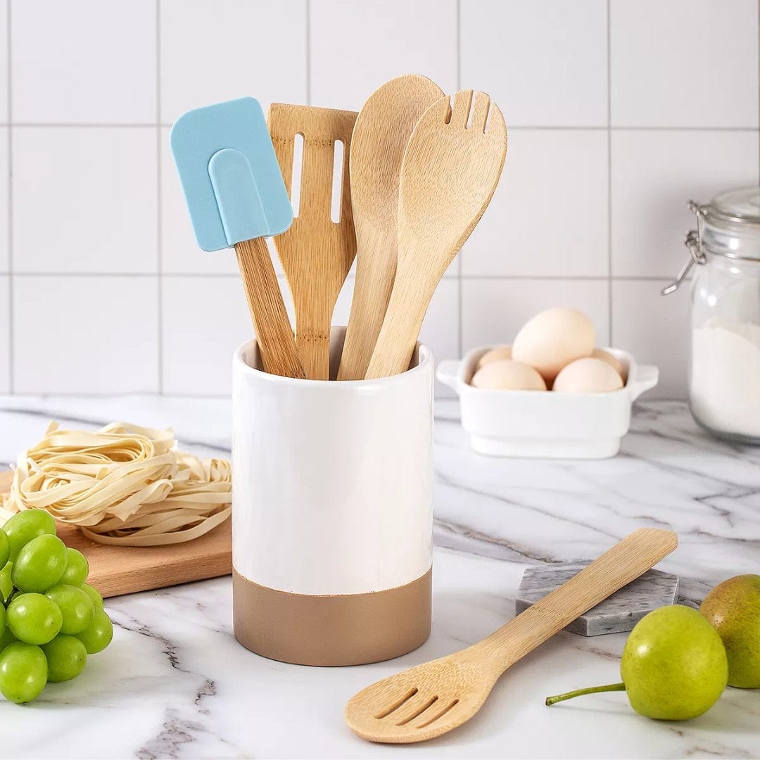 COOK WITH COLOR Kitchenware COOK WITH COLOR - 6-Pc. Bamboo Utensil Set