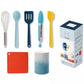 COOK WITH COLOR Kitchenware Multi-Color COOK WITH COLOR  -  7-Pc. Silicone Utensil Set & Crock