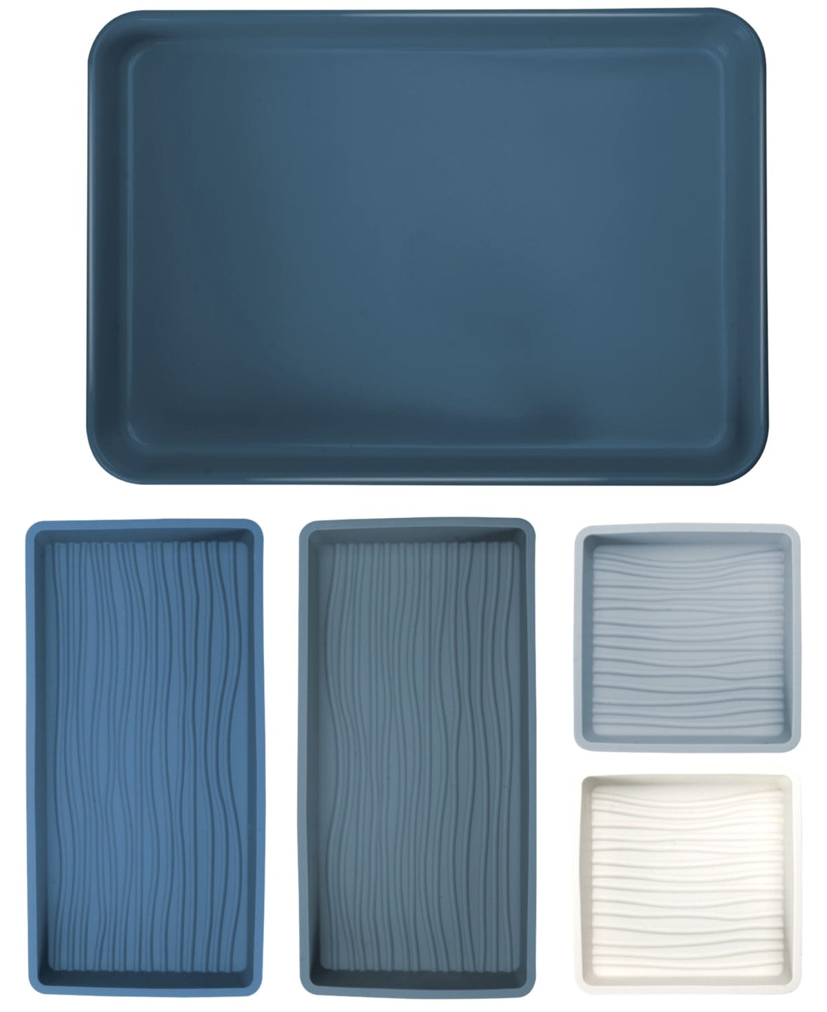 COOK WITH COLOR Kitchenware COOK WITH COLOR - Silicone Baking Trays & Non-Stick Baking Pan Set