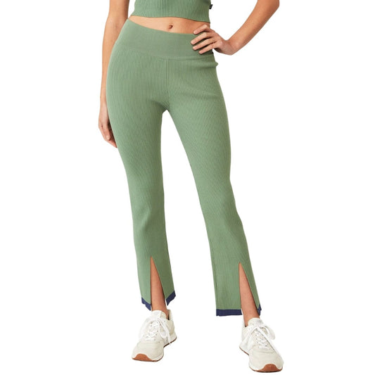 COTTON ON Womens Bottoms L / Green COTTON ON - Comfort Knit Leggings