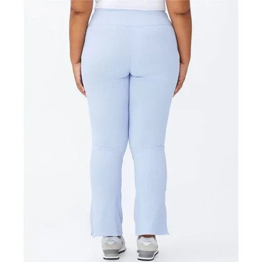 COTTON ON Womens Bottoms COTTON ON - Curve Trendy Plus Size Active Rib Flare Pants