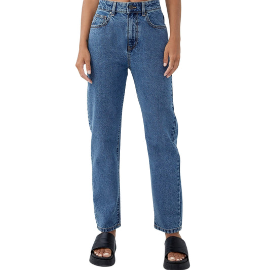COTTON ON Womens Bottoms L / Blue COTTON ON - High Rise Stretch Mom Jeans