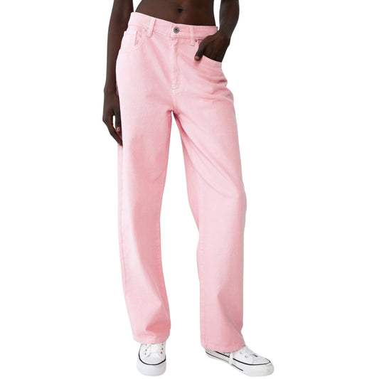COTTON ON Womens Bottoms S / Pink COTTON ON - Loose Straight Jeans