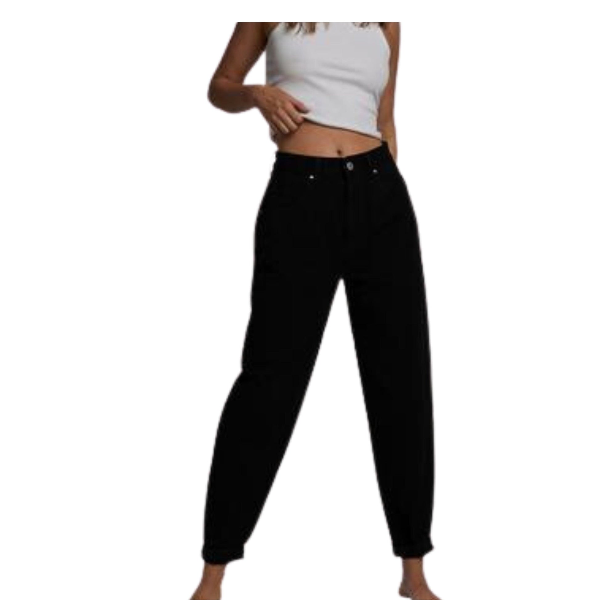COTTON ON Womens Bottoms M / Black COTTON ON -  Slouch Mom Jeans