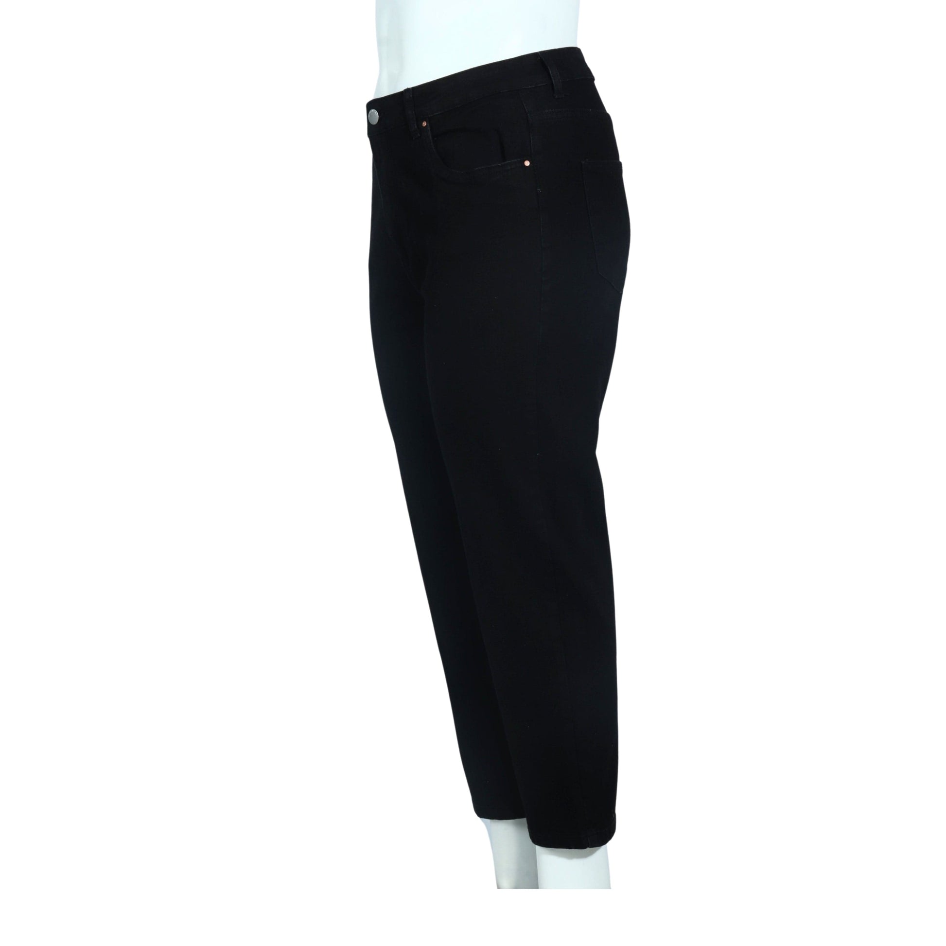 COTTON ON Womens Bottoms XXL / Black COTTON ON - Stretch Straight Leg Jeans