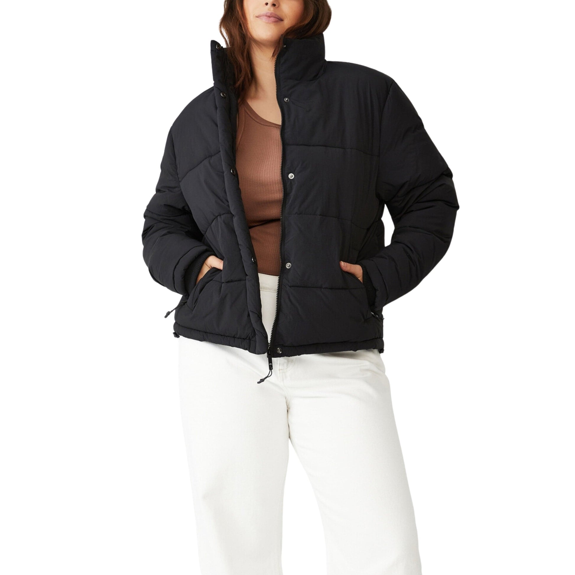 COTTON ON Womens Jackets XXL / Black COTTON ON - Mother Puffer Jacket