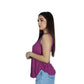 COTTON ON Womens sports M / Purple COTTON ON - Side Vents Tan Top