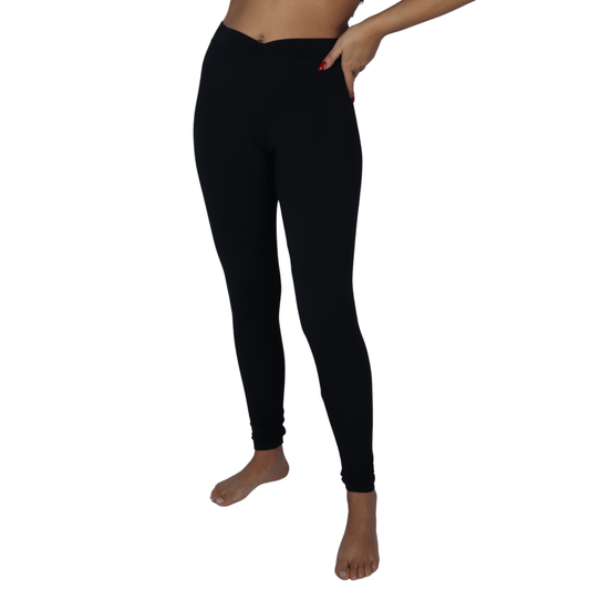 CUDDL DUDS Womens Bottoms S / Black CUDDL DUDS - Waist Detail Legging