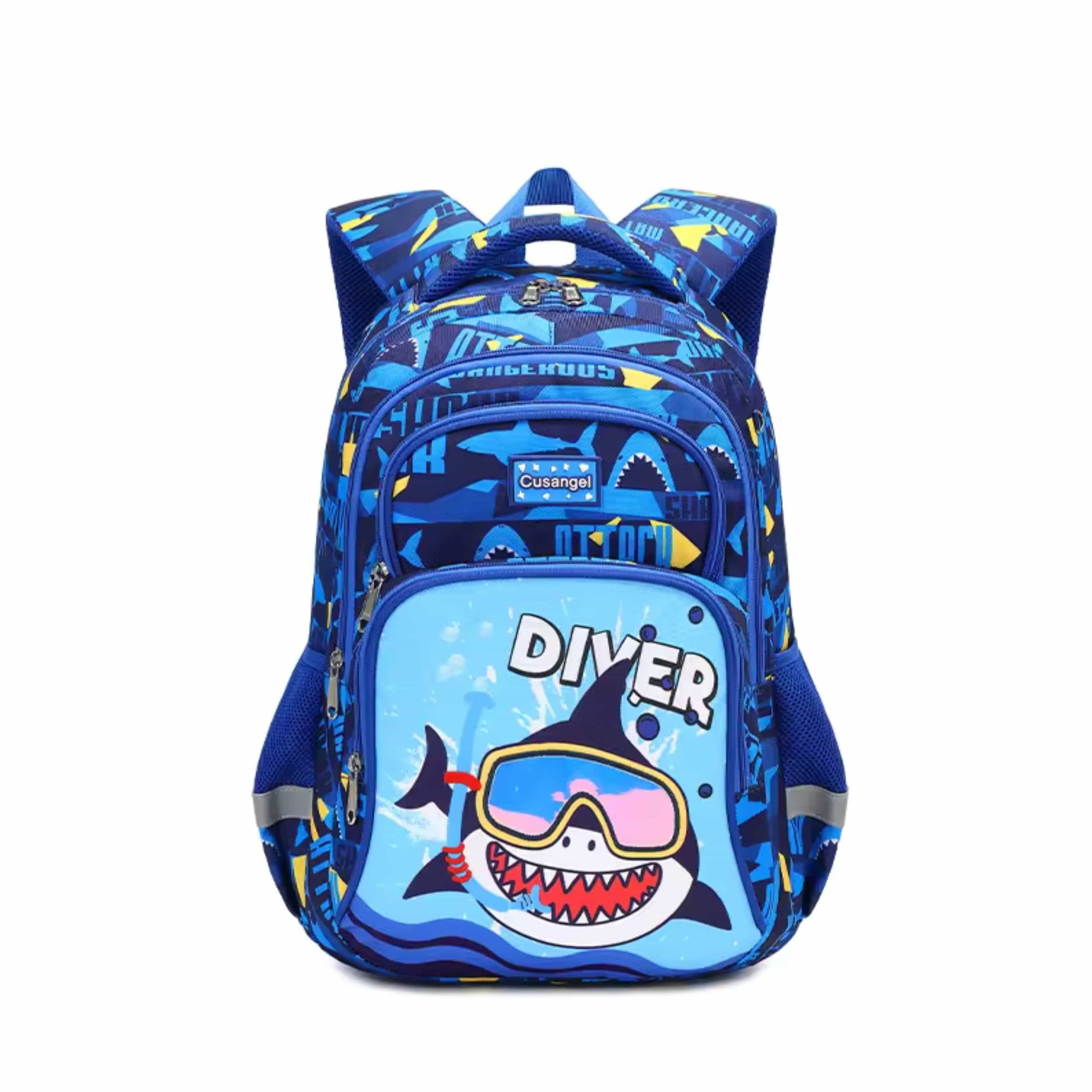 CUSANGEL School Bags Blue CUSANGEL - Cute shark Cartoon school Bag