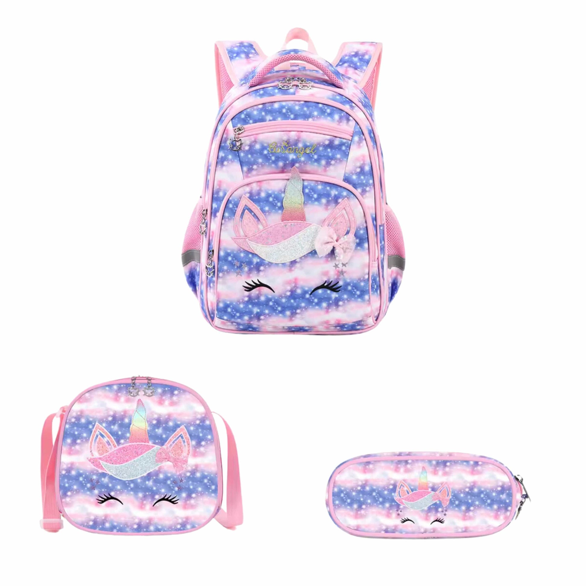 CUSANGEL School Bags Multi-Color CUSANGEL - Kids School Bags Cartoon Unicorn