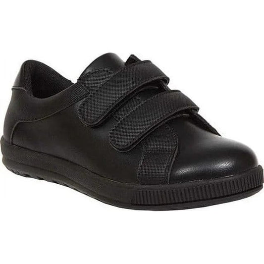DEER STAGS Kids Shoes 32 / Black DEER STAGS - Kids-  Finn Two Strap Sneaker Synthetic Leather