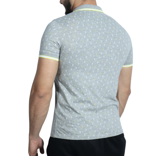 DEFACTO Mens Tops XS / Grey DEFACTO - Printed All Over T-shirt