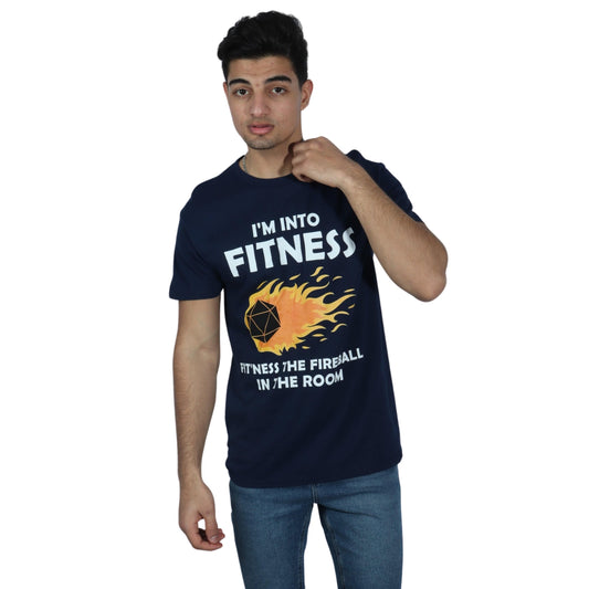 DELTA Mens Tops M / Navy DELTA - I'm Into Fitness T-shirt