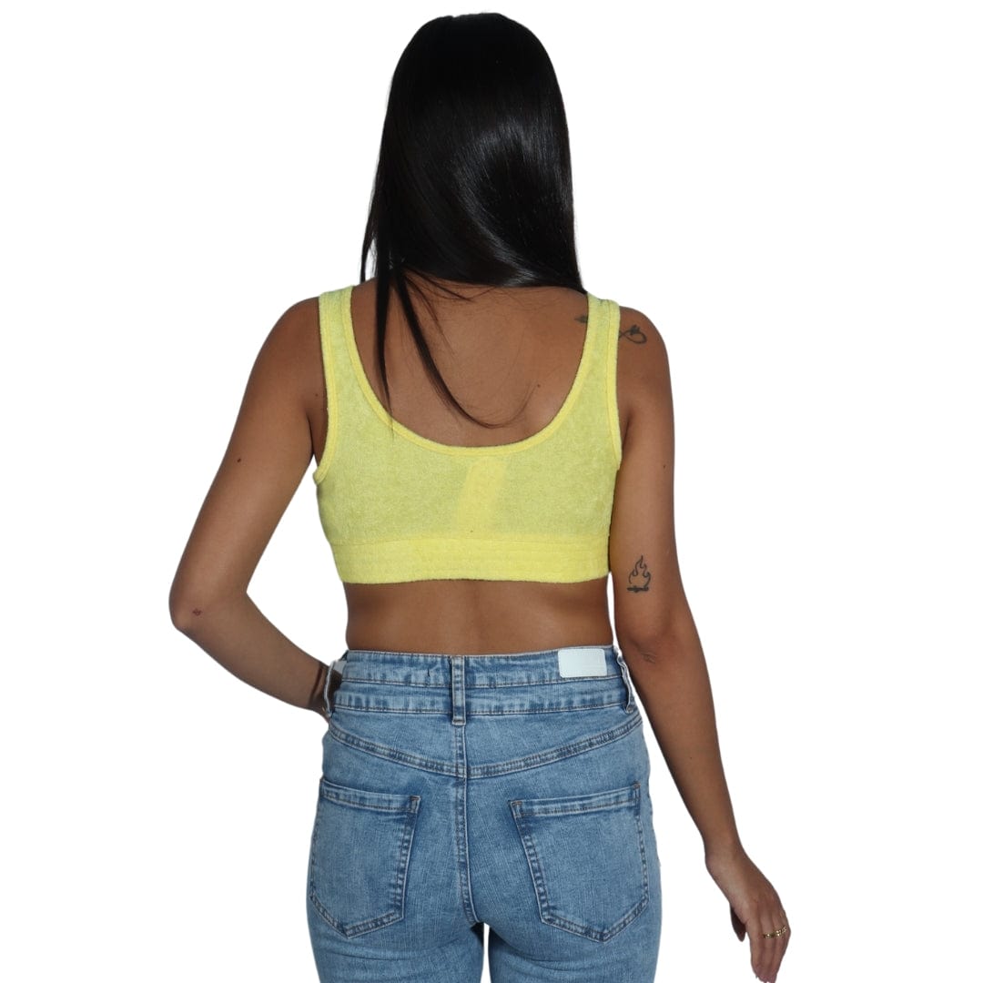 DEREK HEART Womens Tops M / Yellow DEREK HEART - Sleeveless Bralette