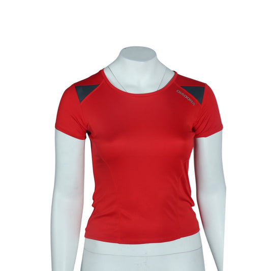 DIADORA Womens sports DIADORA - Mesh Layered Lightweight T-Shirt
