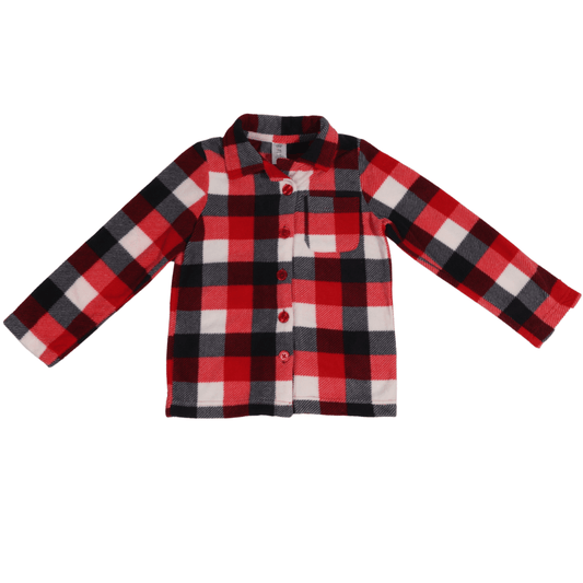 DIP Boys Jackets L / Multi-Color DIP - Kids - Plaid Shirt Long Sleeve Button Down