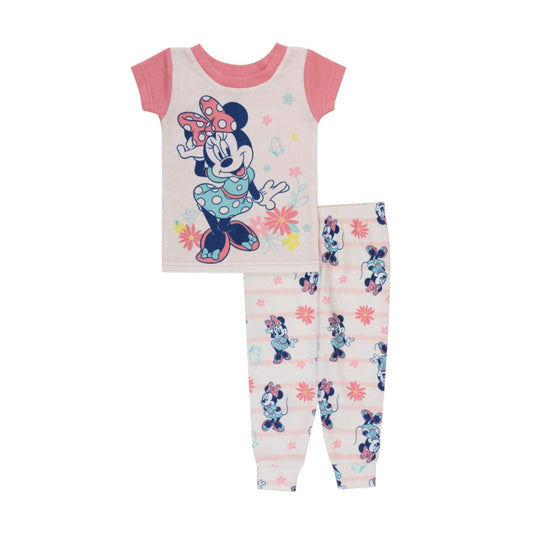 DISNEY Baby Girl 18 Month / Multi-Color DISNEY - Baby - Minnie Mouse Pajama Set, 2-Piece